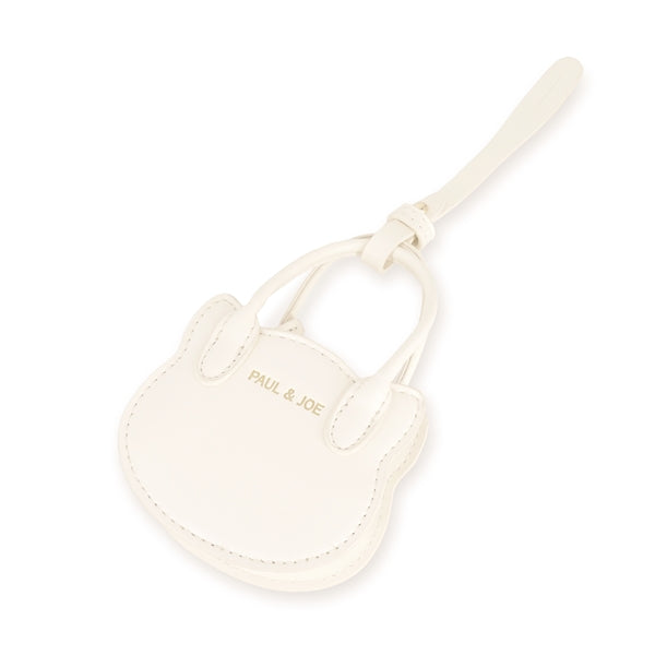 SMALL BAG CHARM ねこ型バッグチャーム ホワイト