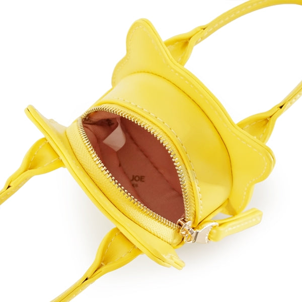 SMALL BAG CHARM ねこ型バッグチャーム イエロー