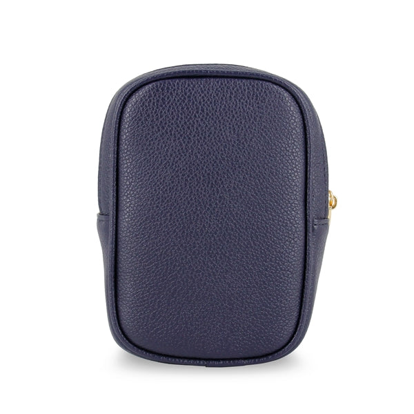 クリザンテーム・メタル ポーチ ネイビー