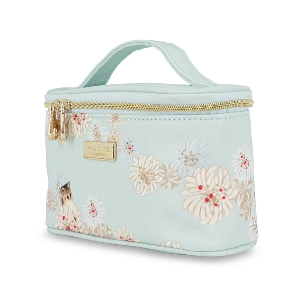 クリザンテーム&ヌネット 持ち手付きポーチ (ミント)