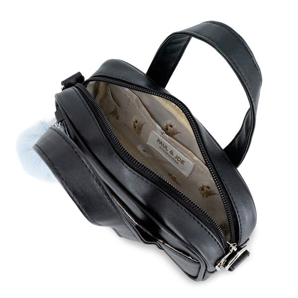 合皮スクバポーチ ブラック