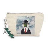 キャンバス ロゴチャーム ポーチ