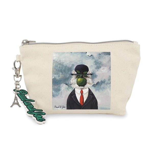 キャンバス ロゴチャーム ポーチ