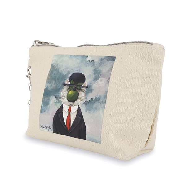 キャンバス ロゴチャーム ポーチ