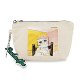 キャンバス ロゴチャーム ポーチ