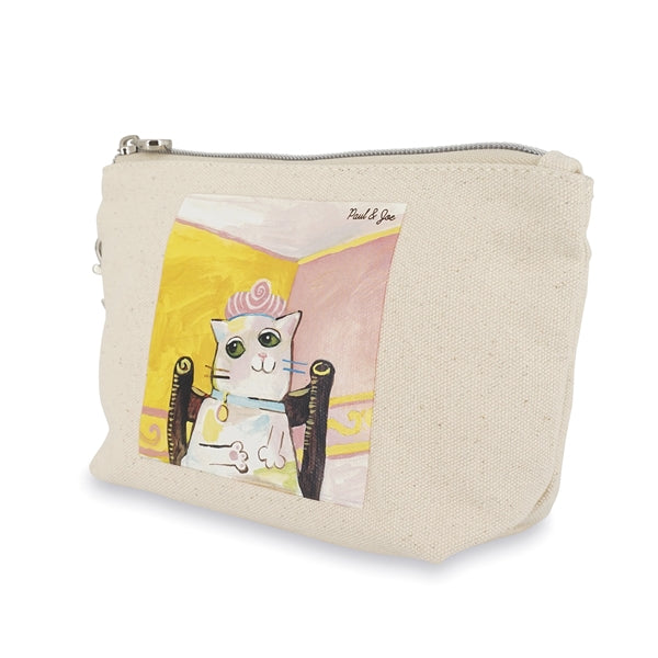 キャンバス ロゴチャーム ポーチ