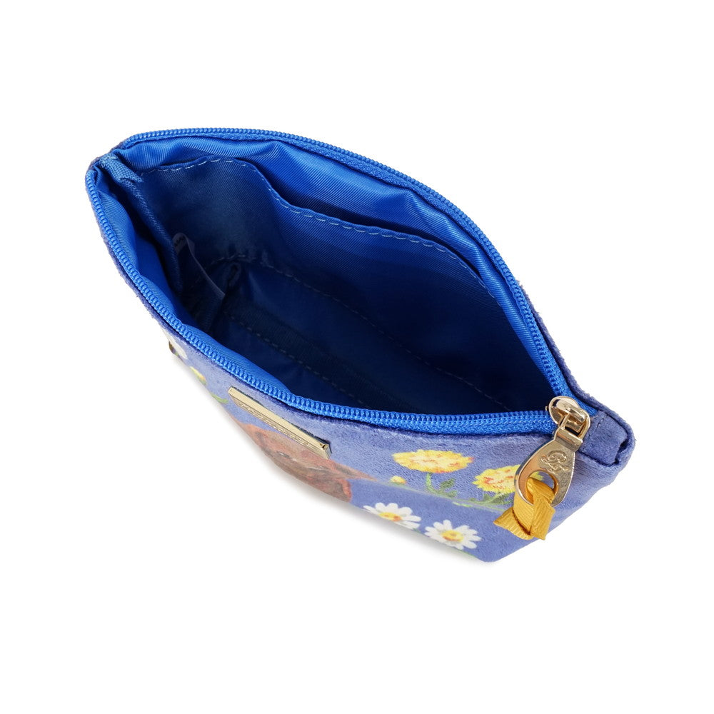 VELVET POUCH ポーチ(ブルー)