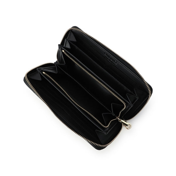 エンボス ラウンド束入れ ブラック