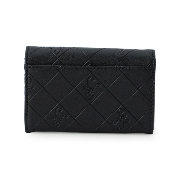 エンボス 名刺入れ ブラック