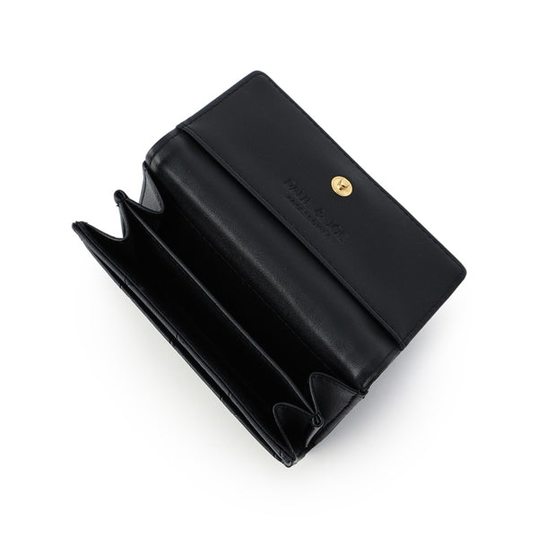 エンボス 名刺入れ ブラック