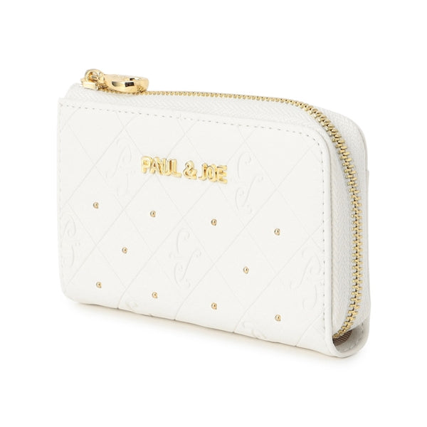 エンボス キーケース アイボリー