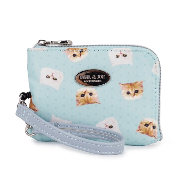 ジプヌネ総柄 パスコインケース ブルー