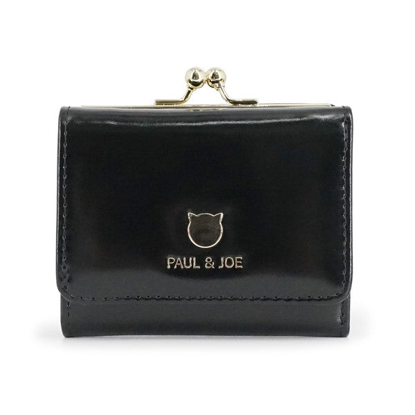 SMALL CAT FACE METAL 口金ミニ財布(ブラック)