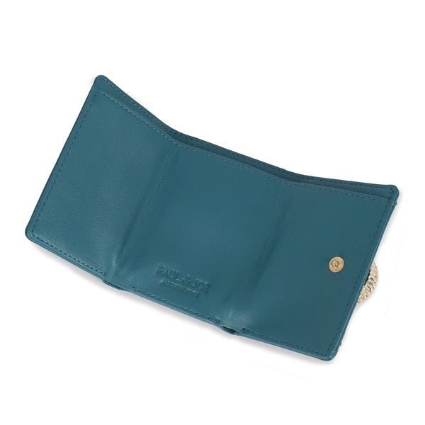 CAT BROOCH ミニ財布(グリーン)