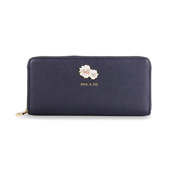 クリザンテーム・メタル ラウンド束入れ ネイビー