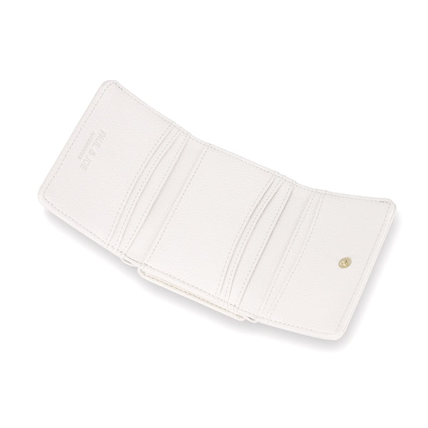 クリザンテーム・メタル 口金ミニ財布 アイボリー