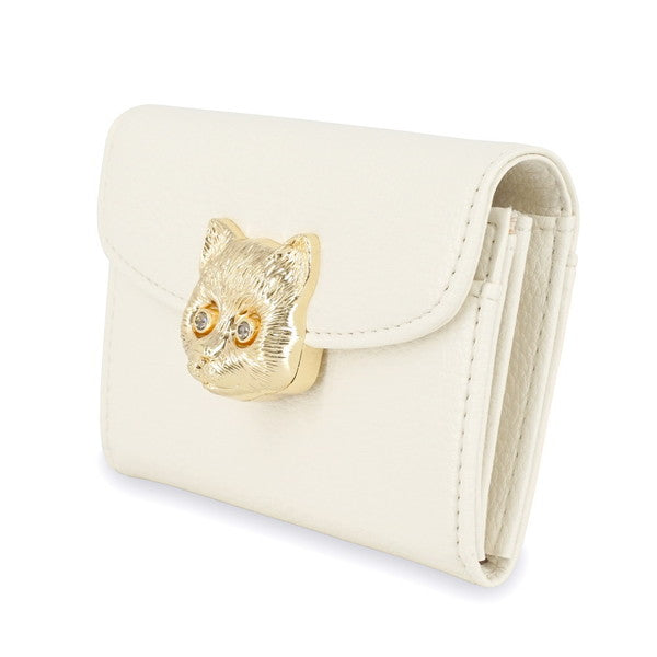 3D CAT FACE 名刺入れ (アイボリー)