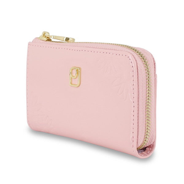 デイジー エンボス キーケース (ピンク)