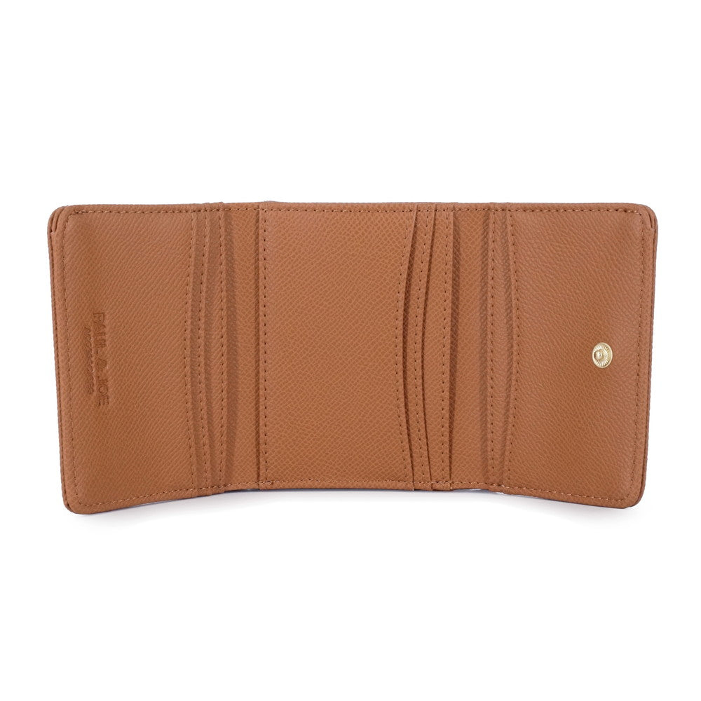 CAT BIJOU 口金ミニ財布(キャメル)