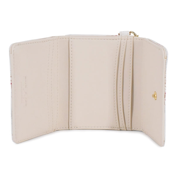 クリザンテーム・ラメプリント 口金ミニ財布 ピンク