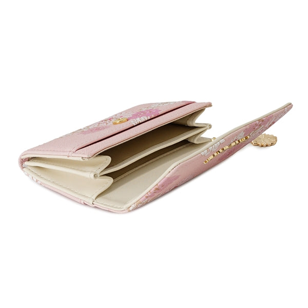 クリザンテーム・ラメプリント 名刺入れ ピンク