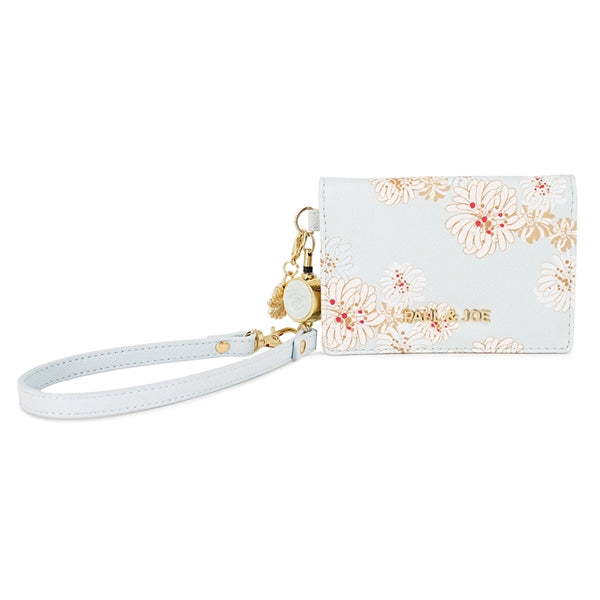 クリザンテーム・ラメプリント 2面パスケース ミント