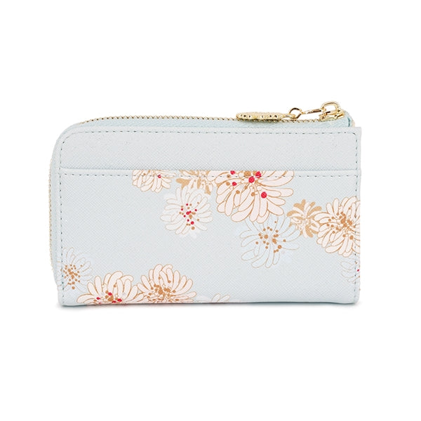 クリザンテーム・ラメプリント キーケース ミント