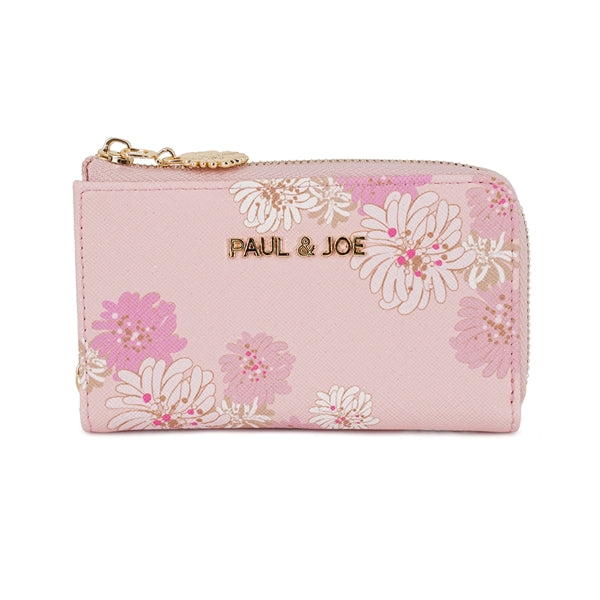 クリザンテーム・ラメプリント キーケース ピンク