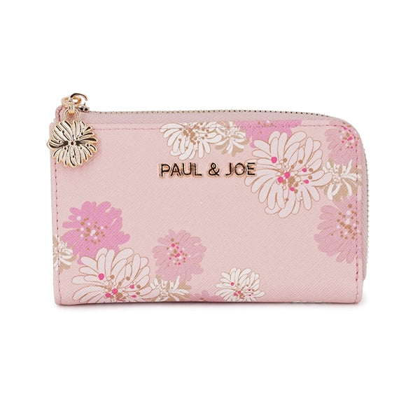 クリザンテーム・ラメプリント キーケース ピンク