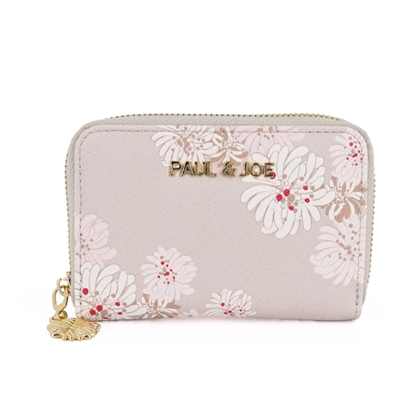 クリザンテーム・ラメプリント コインケース ベージュ