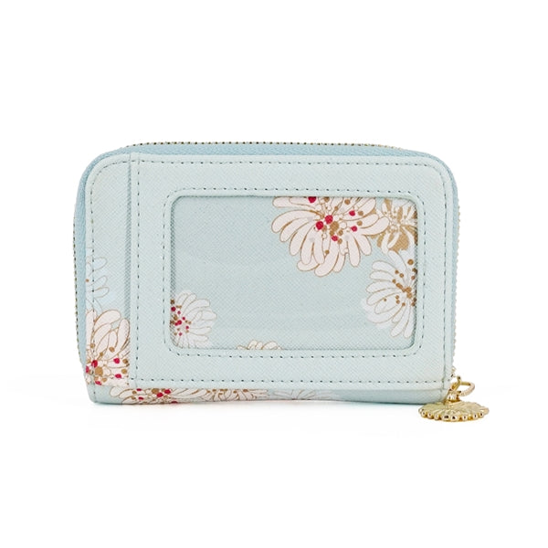 クリザンテーム・ラメプリント コインケース ミント