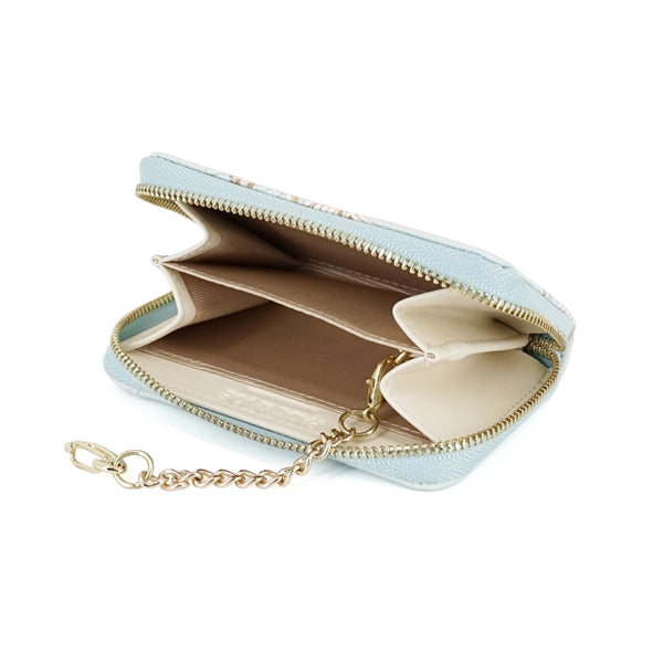 クリザンテーム・ラメプリント コインケース ミント