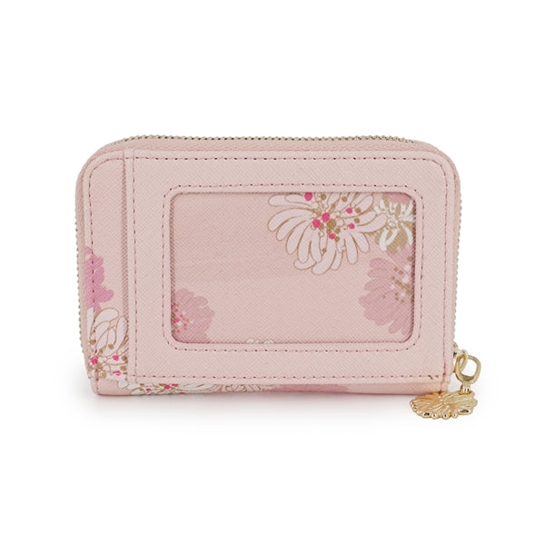 クリザンテーム・ラメプリント コインケース ピンク