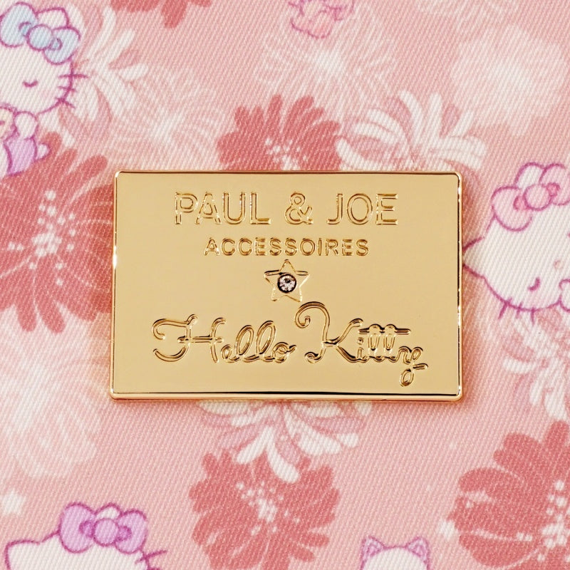 PAUL & JOE ACCESSOIRES×HELLO KITTY コラボ ラウンド束入れ ピンク