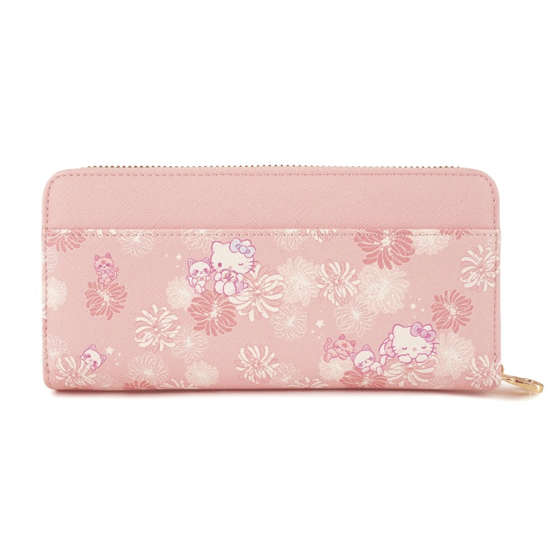 PAUL & JOE ACCESSOIRES×HELLO KITTY コラボ ラウンド束入れ ピンク