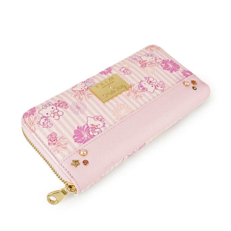 PAUL & JOE ACCESSOIRES×HELLO KITTY コラボ ラウンド束入れ パープル