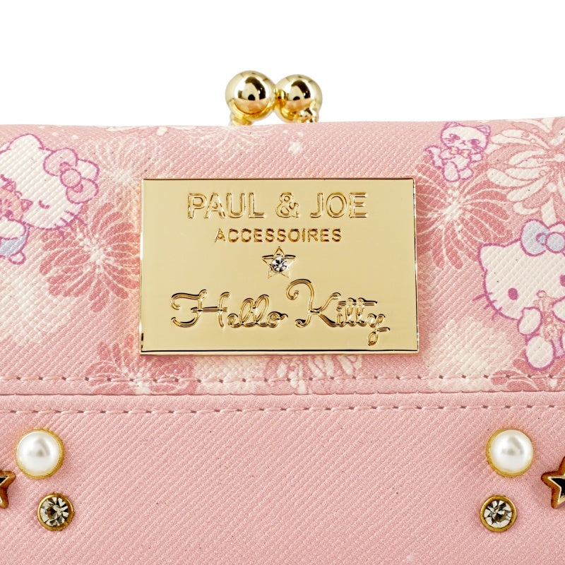 PAUL & JOE ACCESSOIRES×HELLO KITTY コラボ 口金ミニ財布 ピンク
