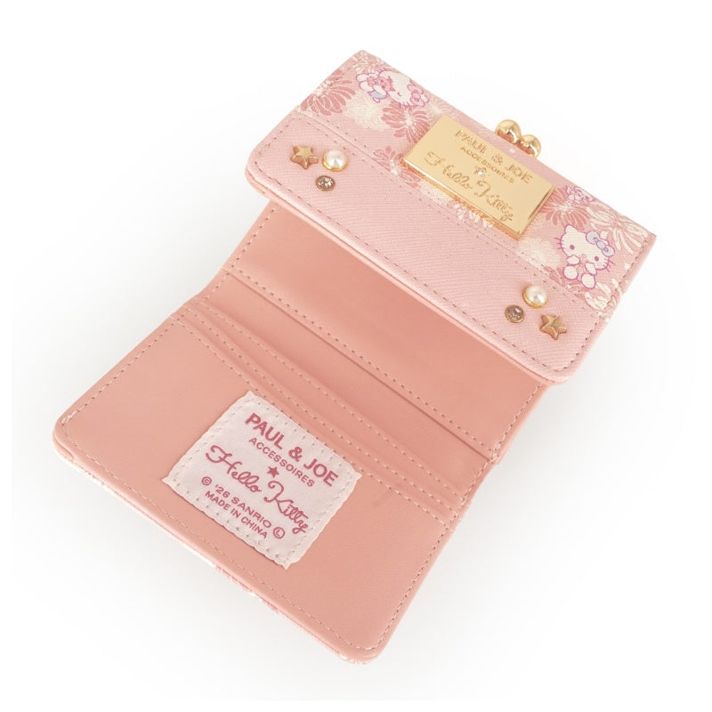 PAUL & JOE ACCESSOIRES×HELLO KITTY コラボ 口金ミニ財布 ピンク