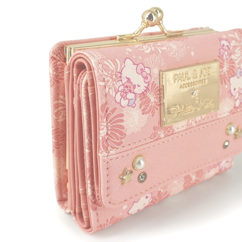 PAUL & JOE ACCESSOIRES×HELLO KITTY コラボ 口金ミニ財布 ピンク