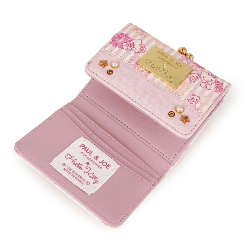 PAUL & JOE ACCESSOIRES×HELLO KITTY コラボ 口金ミニ財布 パープル