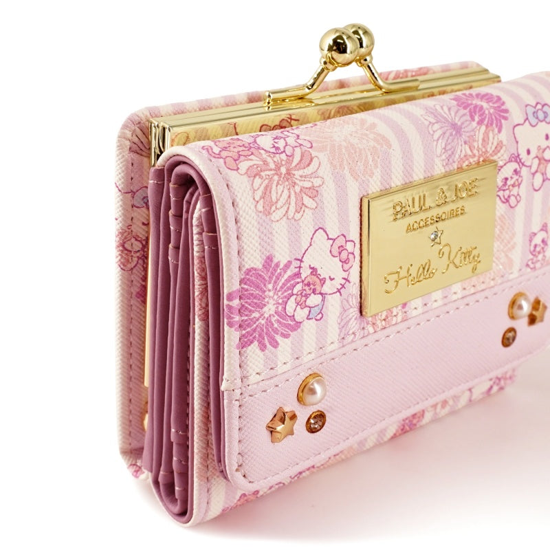 PAUL & JOE ACCESSOIRES×HELLO KITTY コラボ 口金ミニ財布 パープル