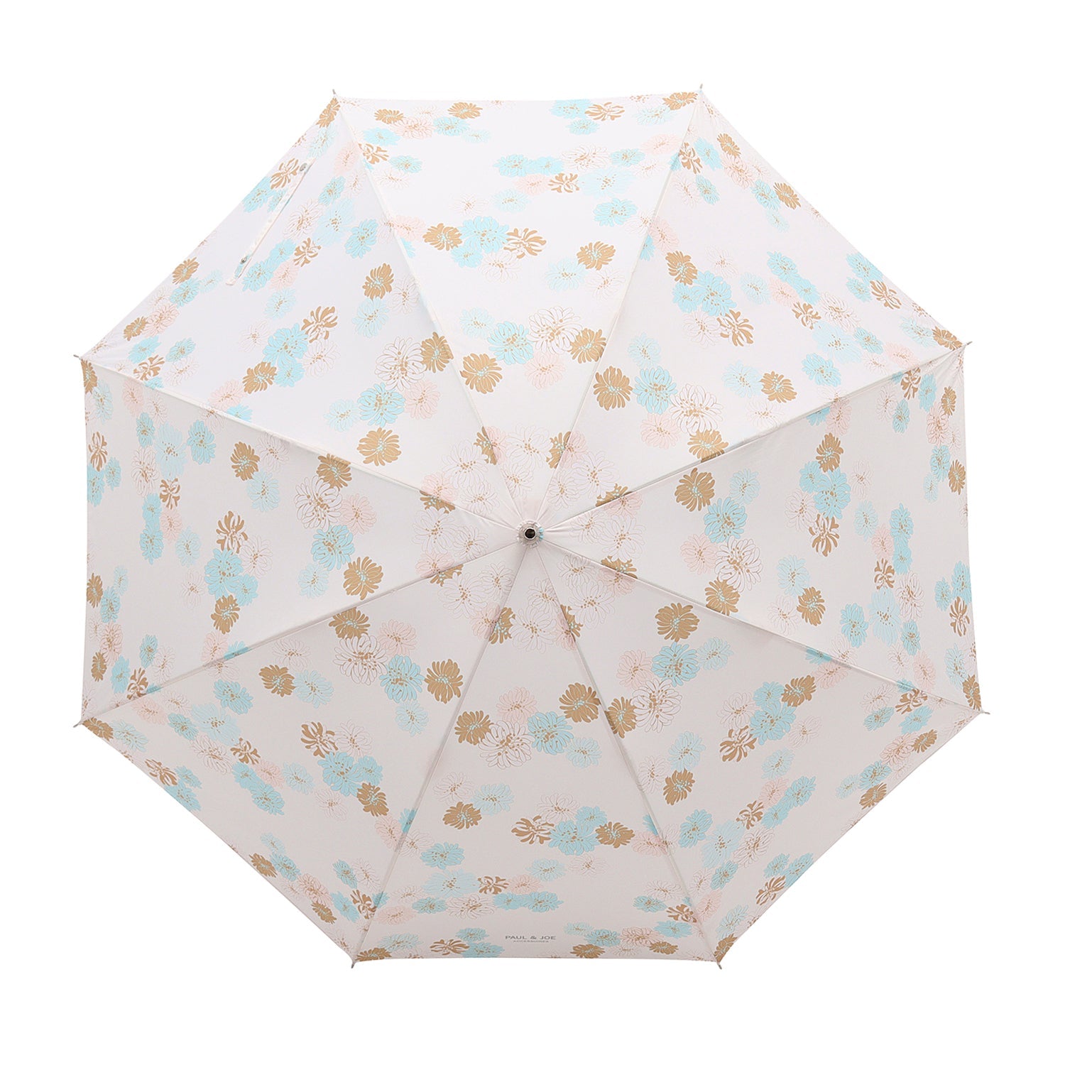 長傘 総柄クリザンテーム ホワイト