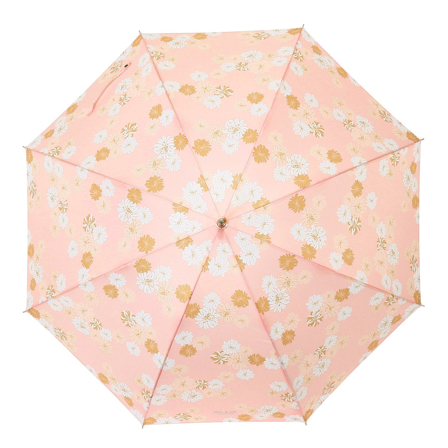 長傘 総柄クリザンテーム ピーチ