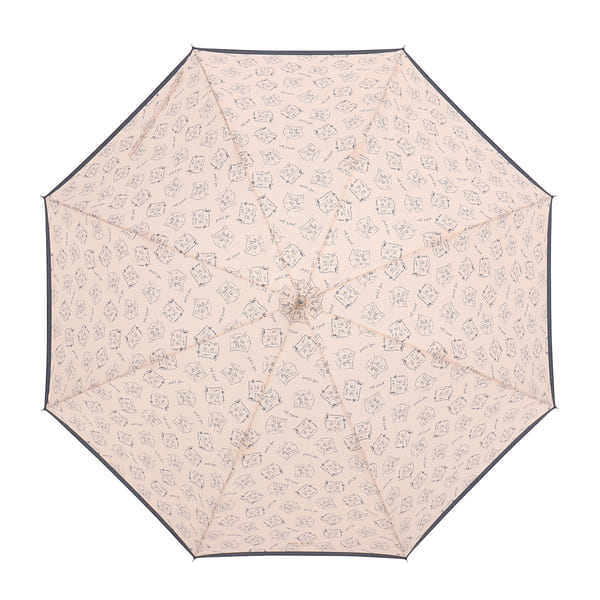 長傘 ドローイングヌネット&ジプシー ベージュ