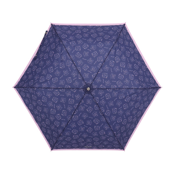 折りたたみ傘 ドローイングヌネット&ジプシー ネイビーブルー