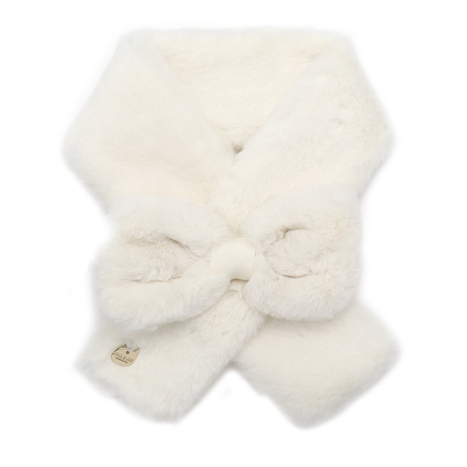 ファーリボンマフラー オフホワイト｜ポール ＆ ジョー公式オンライン  