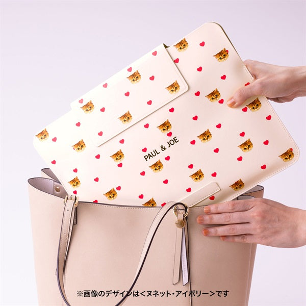 ノートPCスタンド付スリーブケース <クリザンテーム・ペールピンク>