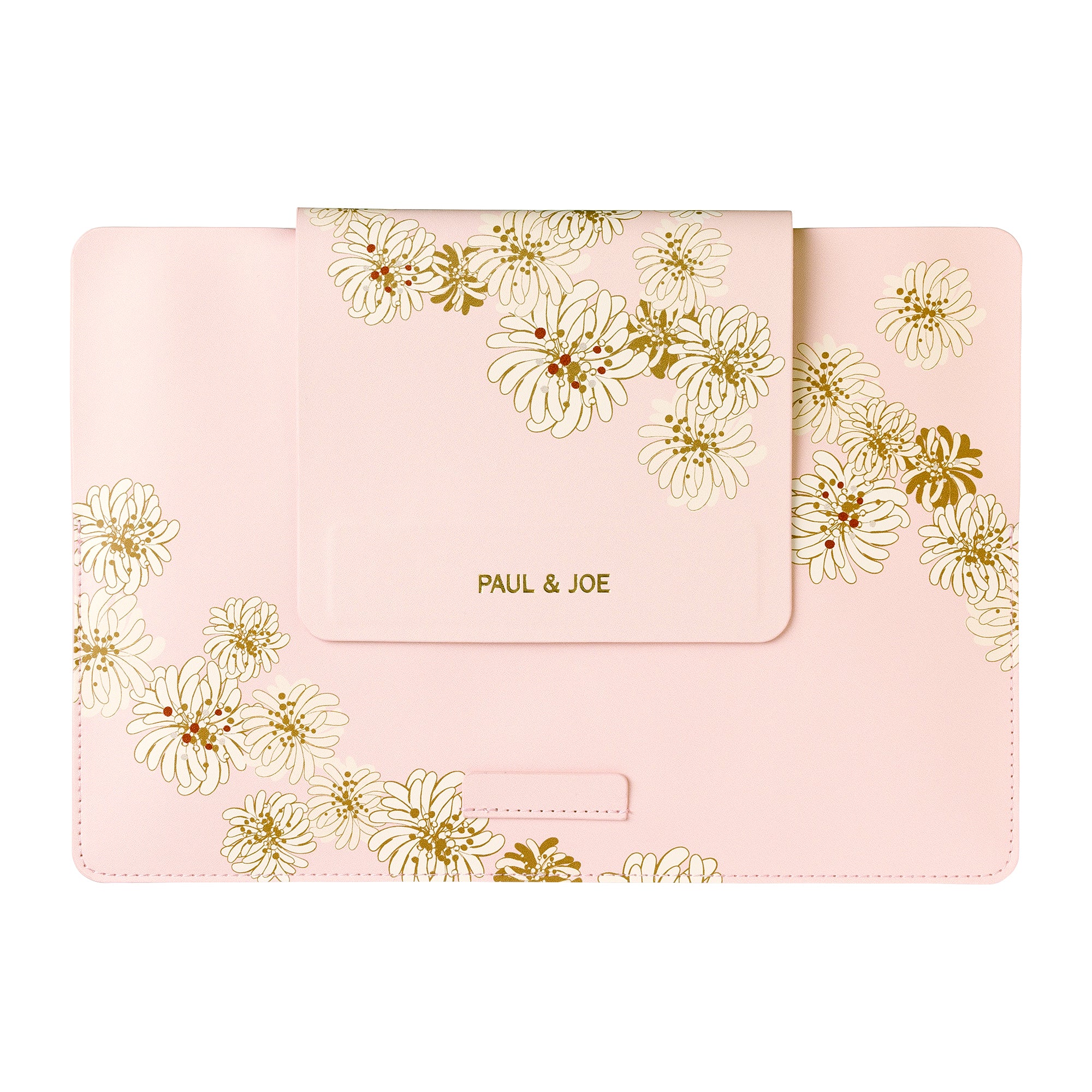 ノートPCスタンド付スリーブケース <クリザンテーム・ペールピンク>