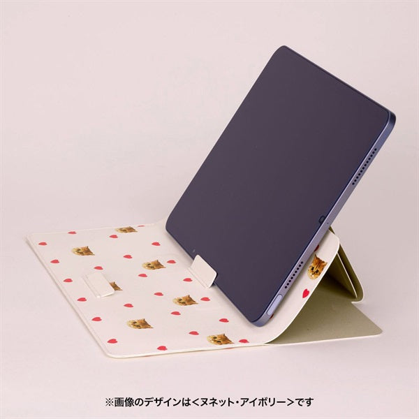 タブレットスタンド付スリーブケース <クリザンテーム・ペールピンク>