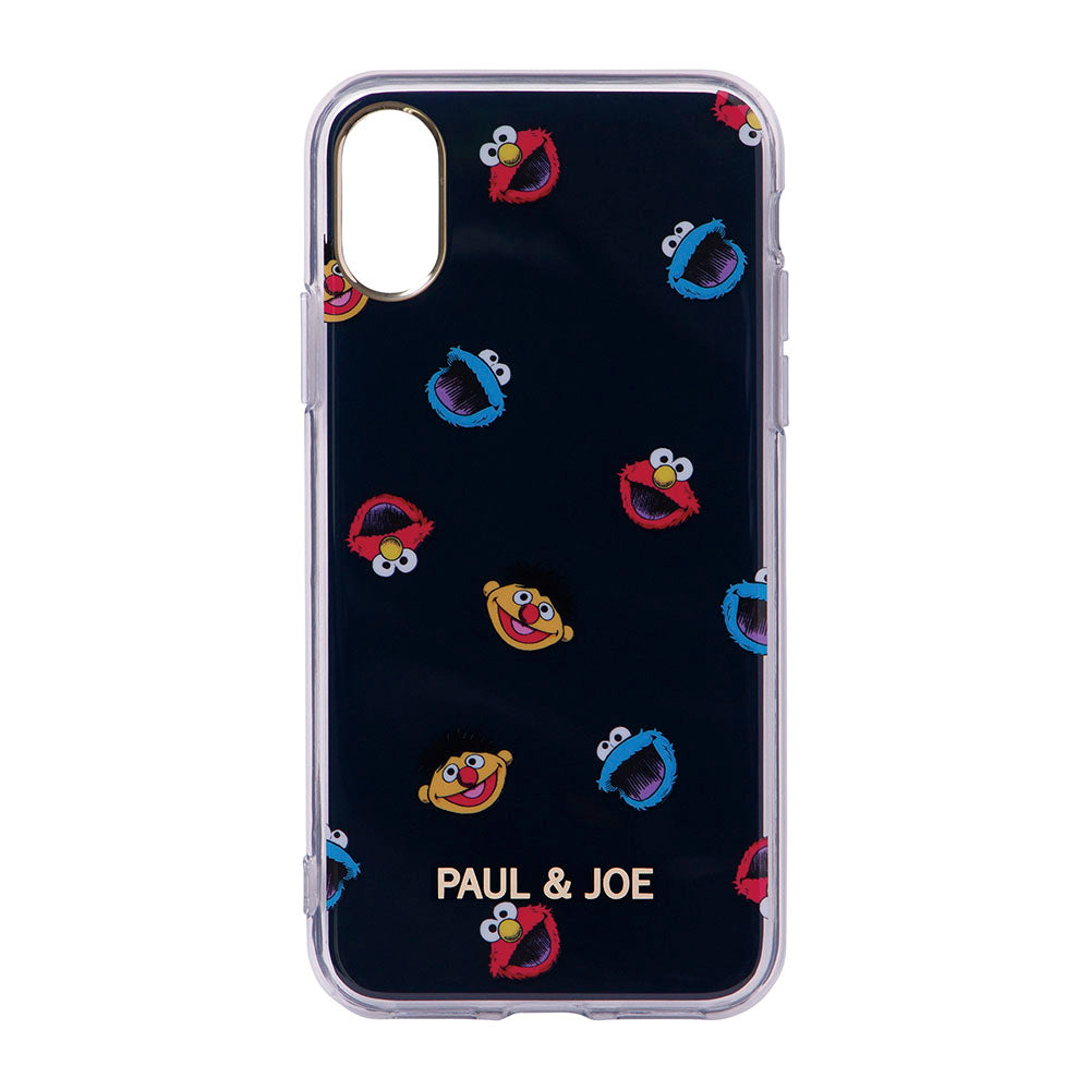 iPhoneXs・X用背面ケース セサミストリート・ブラック